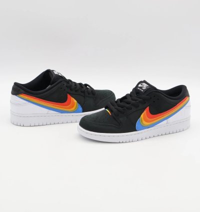 Dh7722-001 Polaroid Nike Sb Dunk Low Pro Qs Black White