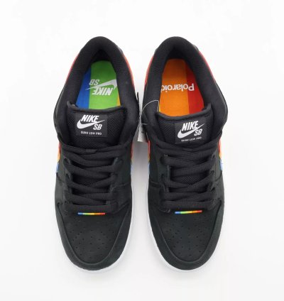 Dh7722-001 Polaroid Nike Sb Dunk Low Pro Qs Black White