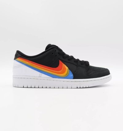 Dh7722-001 Polaroid Nike Sb Dunk Low Pro Qs Black White