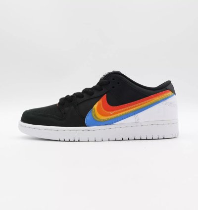 Dh7722-001 Polaroid Nike Sb Dunk Low Pro Qs Black White