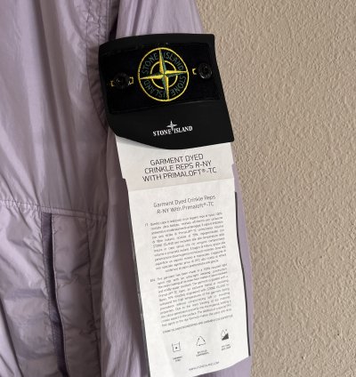 Stone Island Garment Dyed Crinkle Reps -ny Jacket