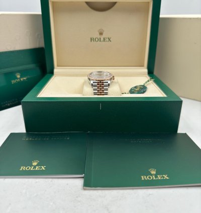 Rolex Datejust 36 36mm Mother Of Pearl Mop Dial Diamond Bezel Two Tone Jubilee 126281rbr Unworn