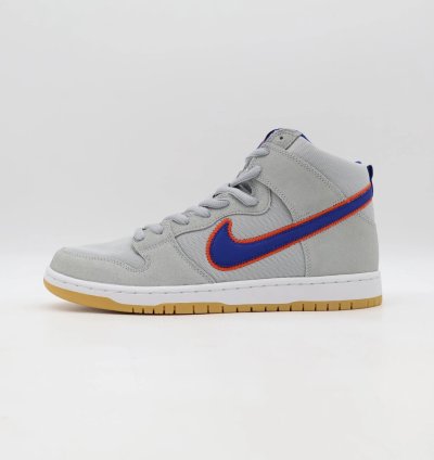 Dh7155-001 Nike Dunk High Sb New York Mets Rush Blue Orange Cloud Gray