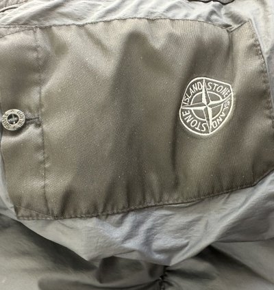 Stone Island Garment Dyed Crinkle Reps Down Jacket