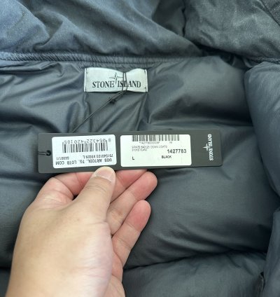 Stone Island Garment Dyed Crinkle Reps Down Jacket