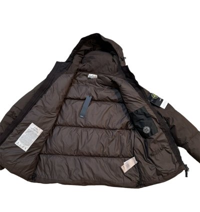 Stone Island Garment Dyed Crinkle Reps Down Puffer Jacket
