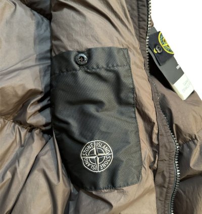 Stone Island Garment Dyed Crinkle Reps Down Puffer Jacket
