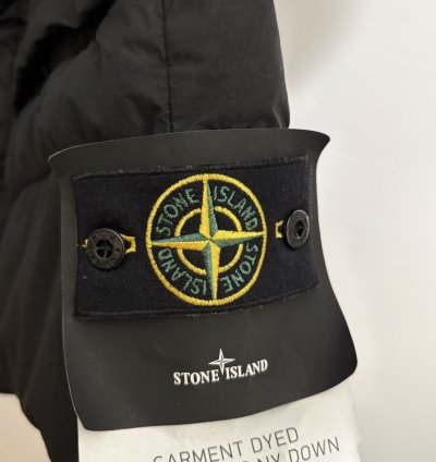 Stone Island Garment Dyed Crinkle Reps Ny Down Gillet Vest