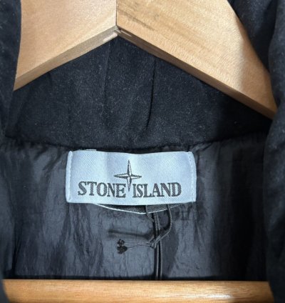 Stone Island Garment Dyed Crinkle Reps Ny Down Gillet Vest