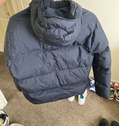 Stone Island Garment Dyed Crinkle Reps Ny Down Jacket