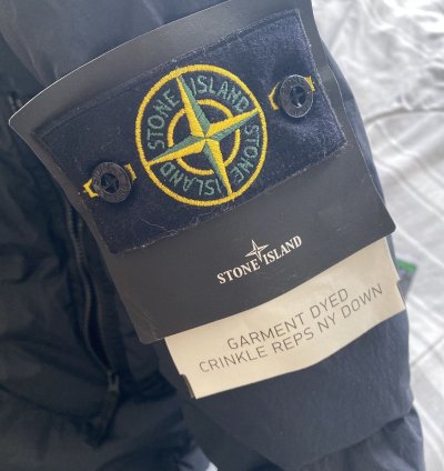 Stone Island Garment Dyed Crinkle Reps Ny Down Jacket
