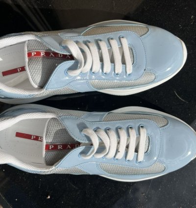 Prada America Cup Blue Silver