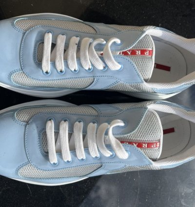 Prada America Cup Blue Silver