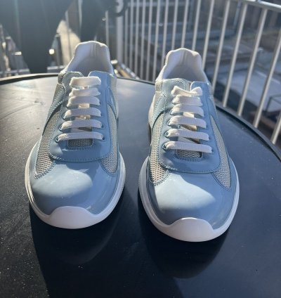 Prada America Cup Blue Silver