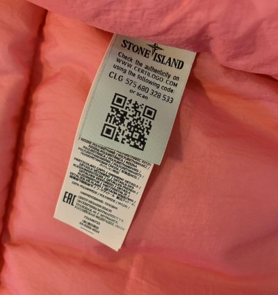 Stone Island Garment Dyed Crinkle Reps Ny Down Jacket New