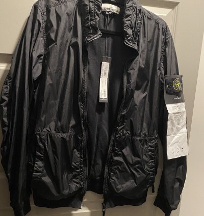 Stone Island Garment Dyed Crinkle Reps Ny Jacket
