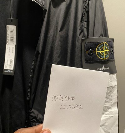 Stone Island Garment Dyed Crinkle Reps Ny Jacket