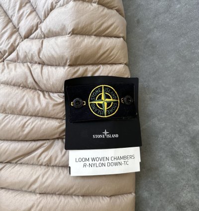 Stone Island Garment Dyed Hooded Down Jacket