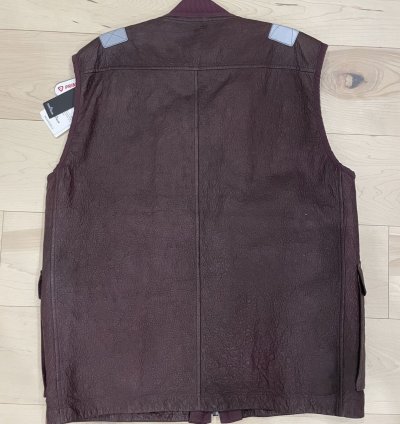 Stone Island Garment Dyed Leather Dyneema Vest