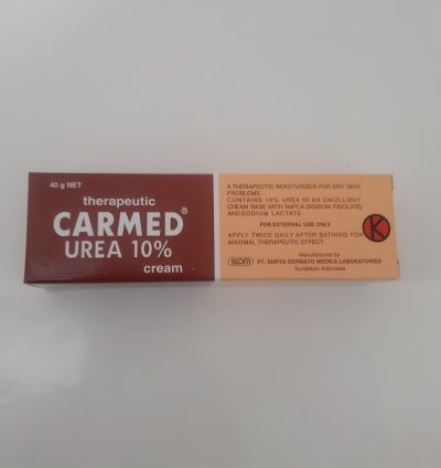 Urea 10 Carmed Cream 40gr Original Product