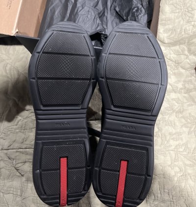 Prada America Cup High-top Sneakers