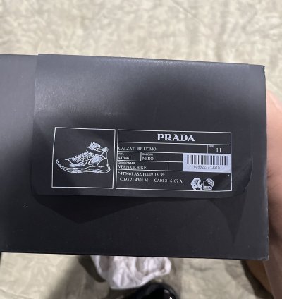 Prada America Cup High-top Sneakers