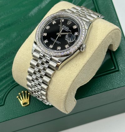 Rolex Datejust 36 Black Diamonds Jub