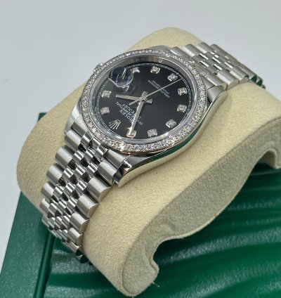 Rolex Datejust 36 Black Diamonds Jub