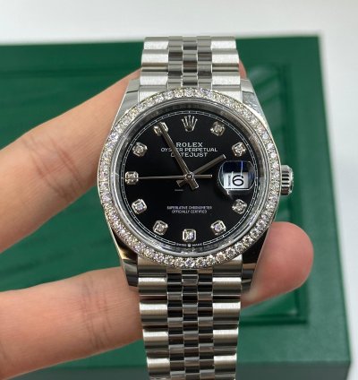 Rolex Datejust 36 Black Diamonds Jub