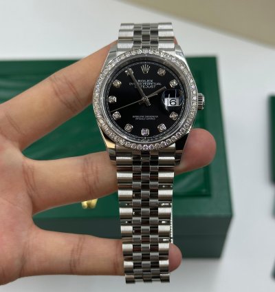 Rolex Datejust 36 Black Diamonds Jub