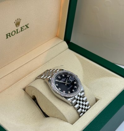 Rolex Datejust 36 Black Diamonds Jub