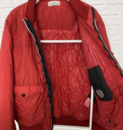 Stone Island Garment Dyed Nylon Tela Quilted Jacket Xxl