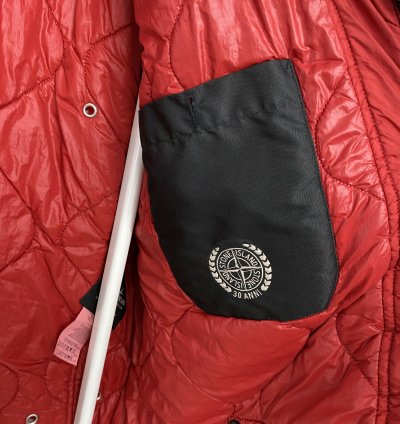 Stone Island Garment Dyed Nylon Tela Quilted Jacket Xxl