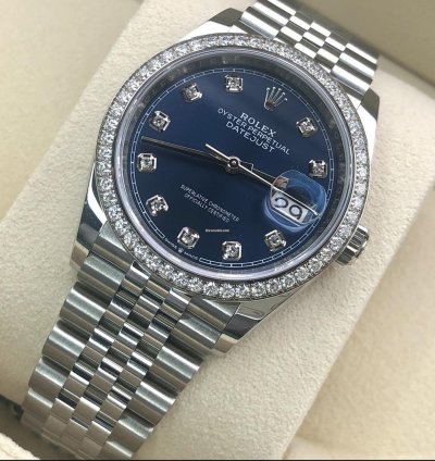 Rolex Datejust 36 Blue Diamonds Jub