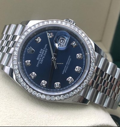 Rolex Datejust 36 Blue Diamonds Jub
