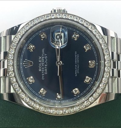 Rolex Datejust 36 Blue Diamonds Jub