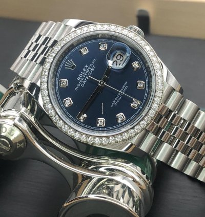 Rolex Datejust 36 Blue Diamonds Jub