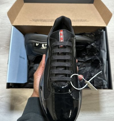 Prada America Cup Patent Leather