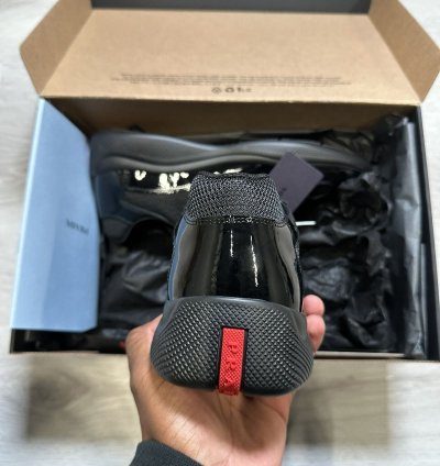 Prada America Cup Patent Leather