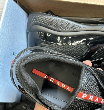 Prada America Cup Patent Leather