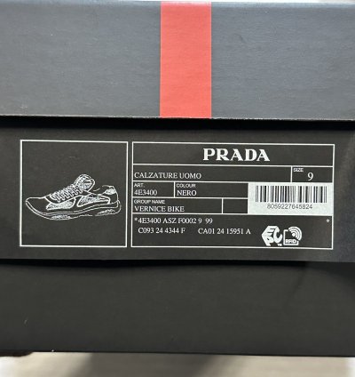 Prada America Cup Patent Leather