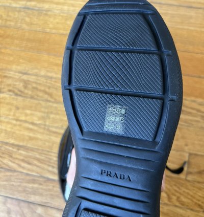 Prada America Cup Patent Leather Sneaker