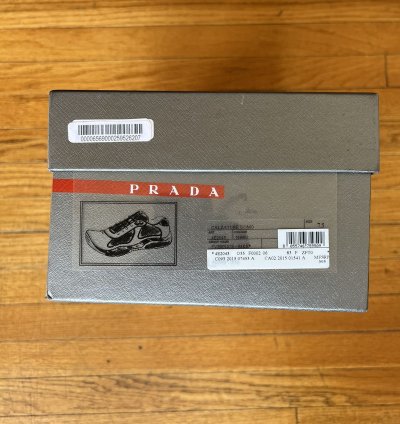 Prada America Cup Patent Leather Sneaker