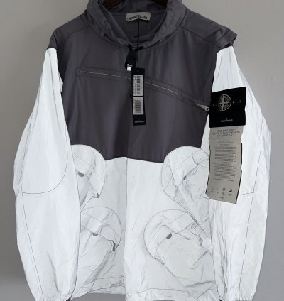 Stone Island Garment Dyed Plated Reflective Jacket
