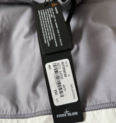 Stone Island Garment Dyed Plated Reflective Jacket