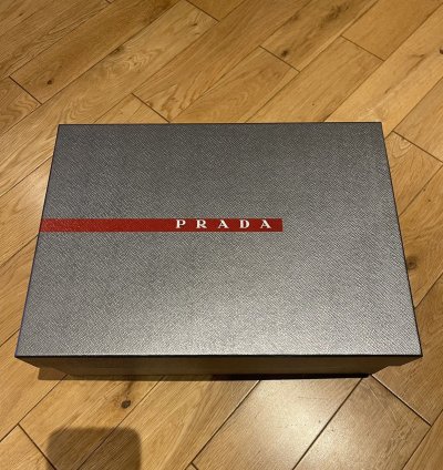 Prada America Cup Patent Red Sneaker