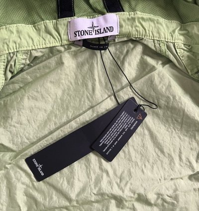 Stone Island Garment Dyed Plated Reflective Mussola Gommata