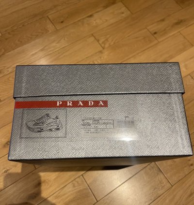 Prada America Cup Patent Red Sneaker
