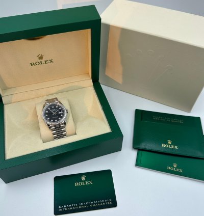 Rolex Datejust 36 Diamonds Black Jub