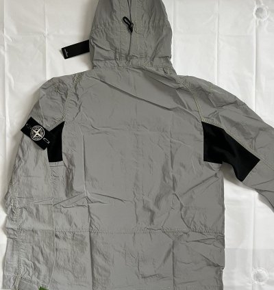 Stone Island Garment Dyed Plated Reflective Mussola Gommata
